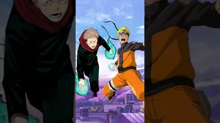 Itadori/Sukuna vs Naruto #jujutsukaisen #vs #naruto  #whoisthestrongest #shorts