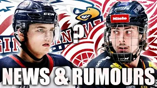 Red Wings Prospects Update & Rumours: Albin Grewe SIGNS W/ Saginaw + Cole Perfetti's Improvements