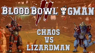 Blood Bowl 2 - Chaos (the Sage) vs lizardmen (Creatan) - GMan 13