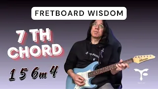 7th Chord 1 5 6m 4 - Fretboard Harmony with Super Simple Right Hand Strumming