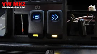 How to make LED dipped-beam car switch light golf 2 / jetta 2