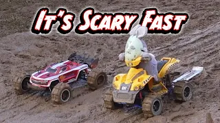 RC Drag racing - Monster Mud Mash - Xmaxx wins Open class