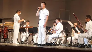 たそがれコンサート2019海上自衛隊舞鶴音楽隊演奏会宇宙戦艦ヤマト（2019年7月16日火曜日）携帯電話で撮影