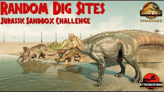 Peanut Butter Jelly: Random Dig Sites JWE2 Jurassic Sandbox Challenge #3