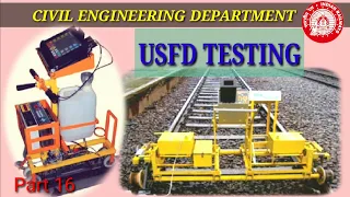 USFD | Ultrasonic flaw detection | USFD Rail testing