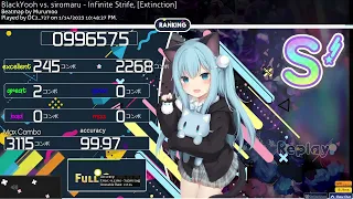 ★5.08 BlackYooh vs. siromaru - Infinite Strife, 99.97% FC