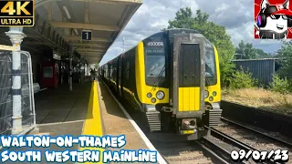 Trains at Walton-On-Thames (SWML) 09/07/23