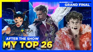 🔴 Eurovision 2023 | My Top 26 (After the Show) | GRAND FINAL