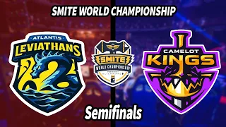 SMITE WORLD CHAMPIONSHIP Highlights  Semifinals Atlantis Leviathans VS Camelot Kings