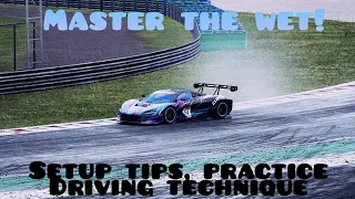 How to MASTER driving in the WET on ACC! SETUP TIPS/PRACTICE/DRIVING TECHNIQUES