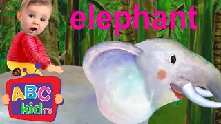 "e" is for elephant and egg | Animal Stories for Toddlers - ABC Kid TV | Nursery Rhymes & Kids Songs