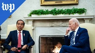 Indonesian president lobbies Biden for cease-fire in Gaza