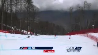 Roman Rabl (1st run) | Men's giant slalom sitting | Alpine skiing | Sochi 2014 Paralympics
