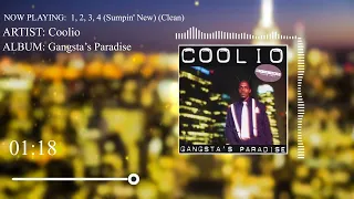 Coolio - 1, 2, 3, 4 (Sumpin' New) (Remastered Clean Version)