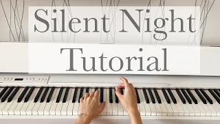 Silent Night  Tutorial Как играть на фортепиано