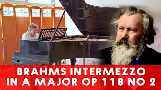 Brahms Intermezzo in A major op 118 no 2  -  Robert Estrin, Pianist