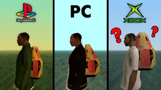 Comparison of GTA San Andreas on PC, PS2, Xbox (#1)