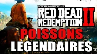 RED DEAD REDEMPTION 2 : locations of all legendary fish (+ It was THIS Big!)