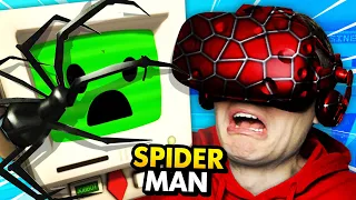 NEW Turning JOB BOT Into SPIDER-MAN (Job Simulator VR Funny Gameplay)