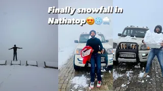 Current situation in Nathatop❄️| Patnitop| Snow Update