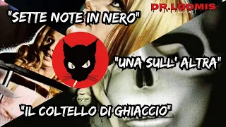 "SETTE NOTE IN NERO" - "IL COLTELLO DI GHIACCIO" - "UNA SULL'ALTRA" (Edizioni BD "Le Chat qui Fume")