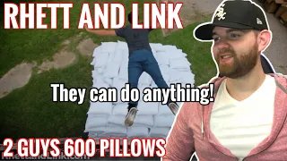 [Industry Ghostwriter] Reacts to: 2 Guys 600 Pillows (Backwards) - Rhett & Link- REACTION