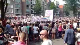 Amsterdam gay pride canal parade 2014