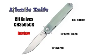 CH Knife 3505cr Jade Folding Knife Review | Atlantic Knife Reviews 2019