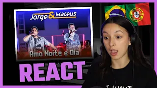 Portuguesa Reagindo a Jorge & Mateus - Amo Noite e Dia