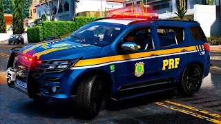 PERSEGUIÇÃO + TENTATIVA de FUGA! PRF | GTA 5 POLICIAL