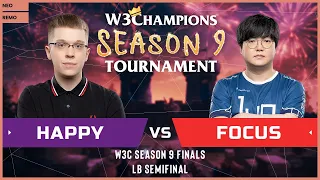 WC3 - W3Champions S9 - LB Semifinal: [UD] Happy vs. FoCuS [ORC]