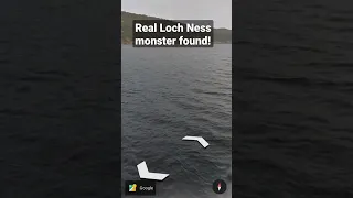 Real Loch Ness monster found in google earth!🤫 #viral #googleearth #real #monster #lochness #shorts