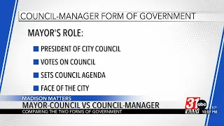 Madison Matters: Mayor-Council vs Council-Manager