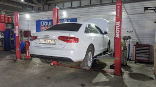 Замена масла в вариаторе Audi A4 Multitronic 0AW