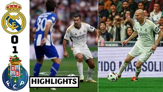 Real Madrid Legends vs Porto Legends (0-1) Goal & Highlights: Zidane Amazing Skills