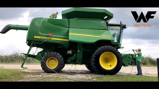Wash Your Combine Before You get it Dirty!!!