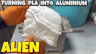 Easy "Lost PLA" Sand Casting 🏝 - Alien Head In Aluminium - Ingot Joe 🔥 - Let's Cook!👨🏻‍🍳