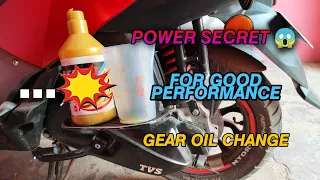 HOW TO CHANGE GEAR OIL IN YOUR SCOOTER || CHANGING GEAR OIL IN MY TVS NTORQ 125    GEAR OIL CHANGE