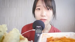 Korean ASMR Fried food and Tteokbokki Eating Sounds