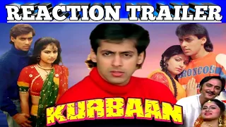 Kurbaan 1991||Trailer, Reaction||Salman Khan|Ayesha Julka|Sunil Dutt||Full Romantic Action Drama