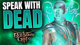 Baldurs Gate 3 - 10 Craziest SPEAK WITH DEAD Encounters