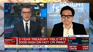Tom Lee from Fundstrat shares his thoughts after this market sell-off from hot inflation data.