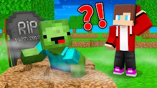 Mikey Died And Became A ZOMBIE in Minecraft - Maizen