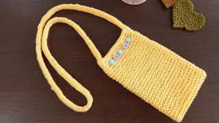 Christmas Gift Knit Purse | How to Knit Garter Stitch Purse Step By Step | Knitted Gifts DIY Ideas