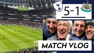 Tottenham 5-1 Newcastle [MATCH DAY VLOG]
