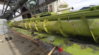 CLAAS ТУКАНО  470 жатка  флексі   9м  ремонт огляд