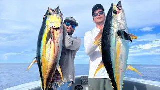 We LIMITED out!! Yellowfin tuna on LURES!