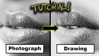 How to Draw Hyper Realistic Lips! EASY Step-by-Step