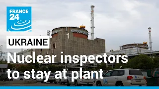 UN nuclear inspectors to stay at Ukraine plant for several days, says IAEA chief • FRANCE 24