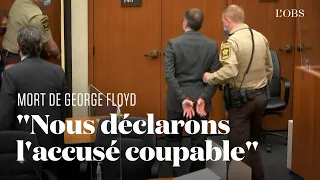 Derek Chauvin quitte le tribunal menotté après avoir été déclaré coupable du meurtre de George Floyd